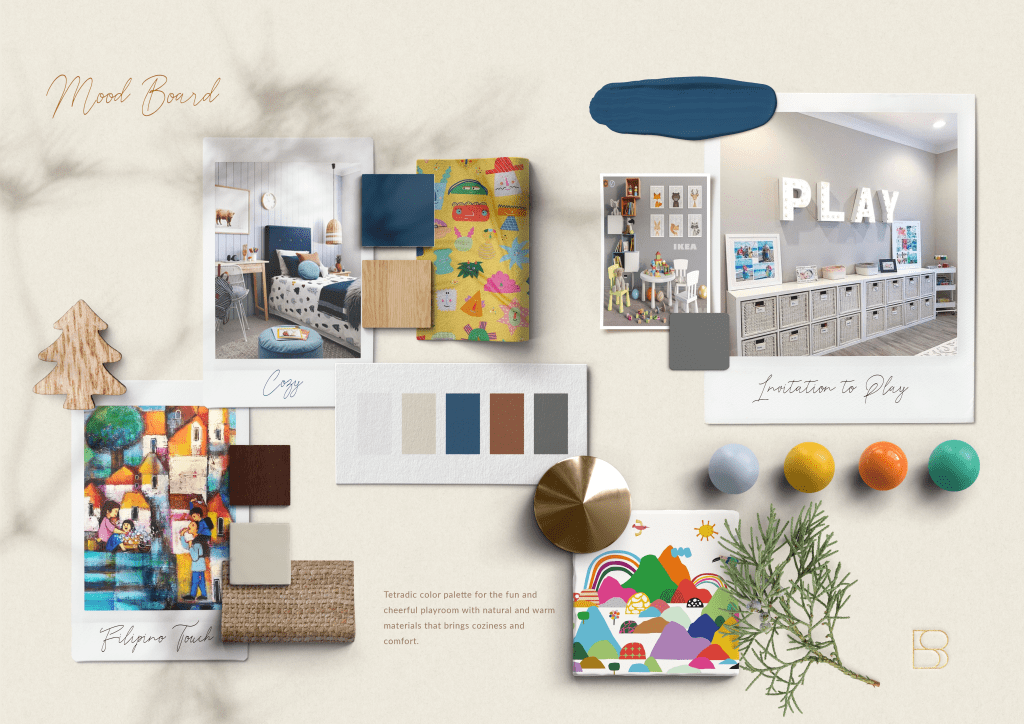 Toddler Playroom Mood Board